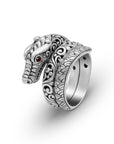 Sterling Silver Dragon Ring