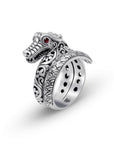 Sterling Silver Dragon Ring