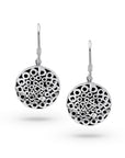 Sterling Silver Round Earring