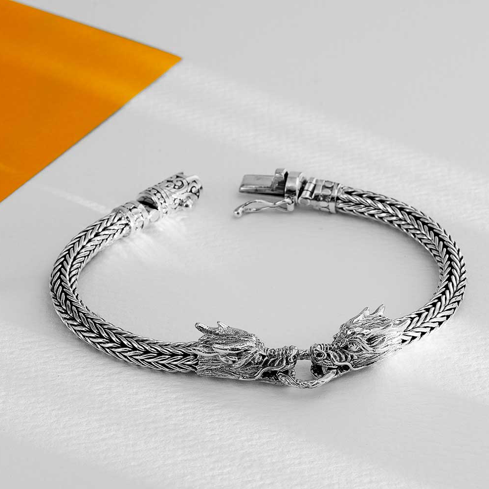 Sterling Silver Dragon Bracelet