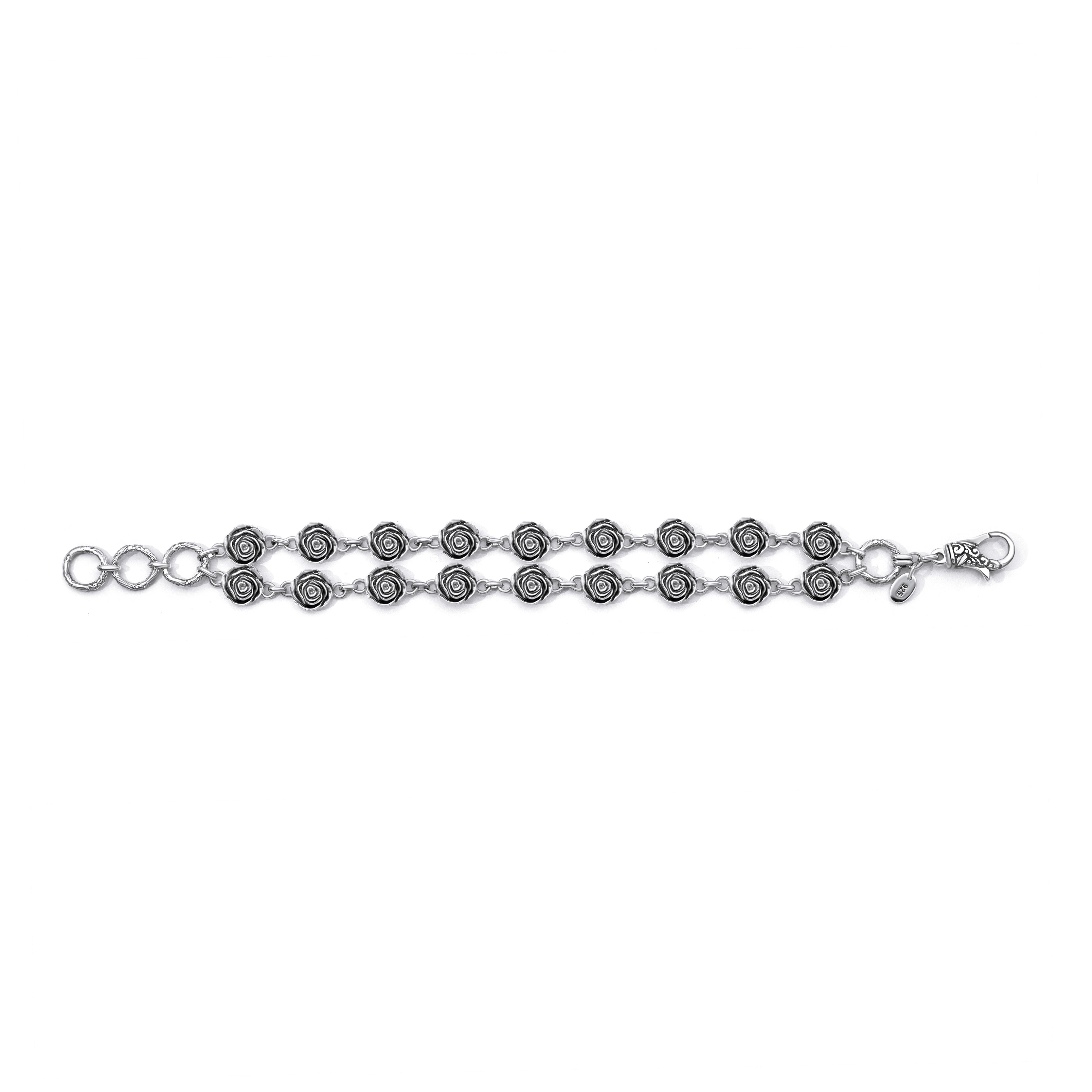 Balinese Artisan Sterling Silver Blossoming Bracelet