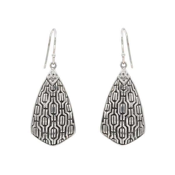 Elegant Bali Sterling Silver Drop Earrings