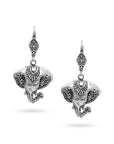 Balinese Artisan 925 Sterling Silver Majestic Elephant Earring