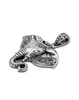 Balinese Artisan 925 Sterling Silver Majestic Elephant Pendant