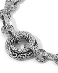 Sterling Silver Tulang Halo Bracelet