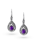 Amethyst Dusk Bali Earrings