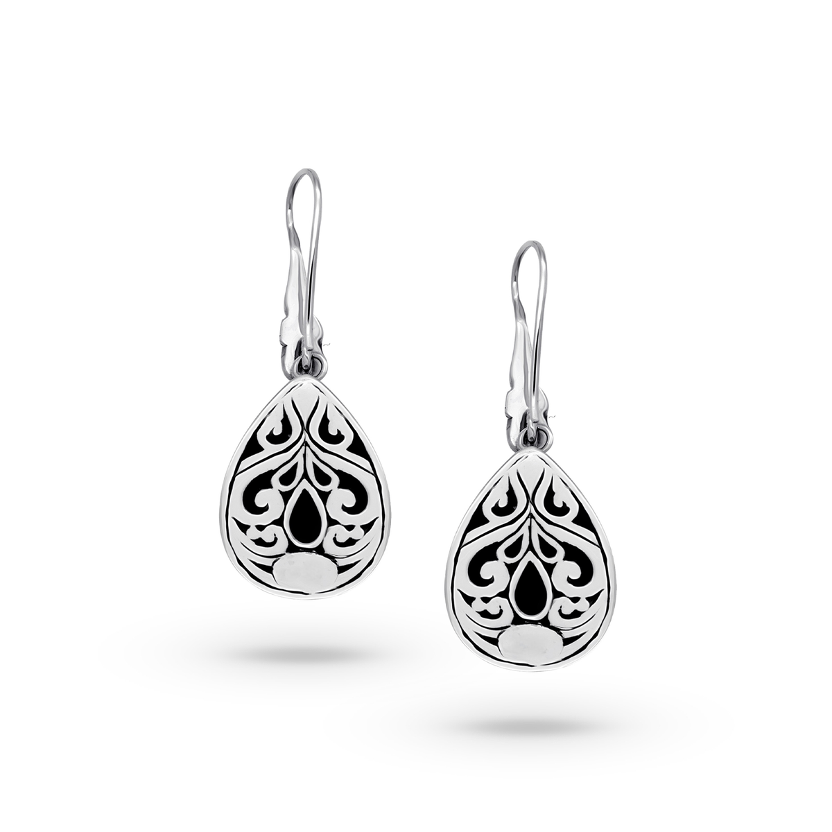 Amethyst Dusk Bali Earrings