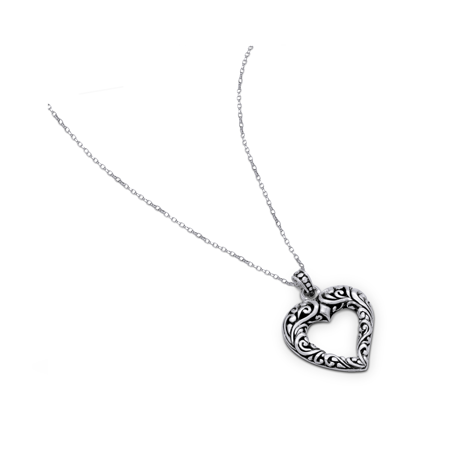 Filigree Heart Pendant