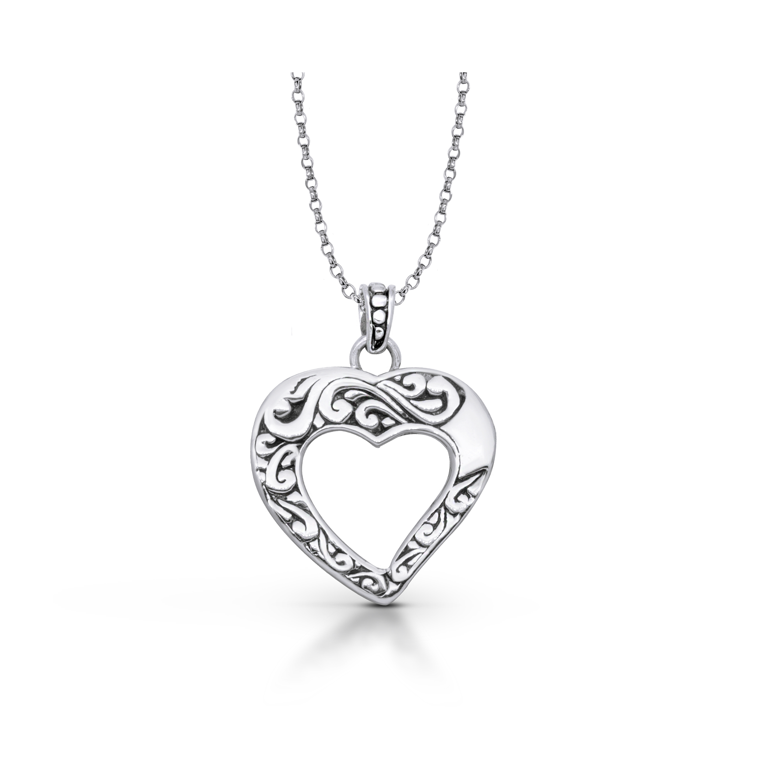 Filigree Heart Pendant