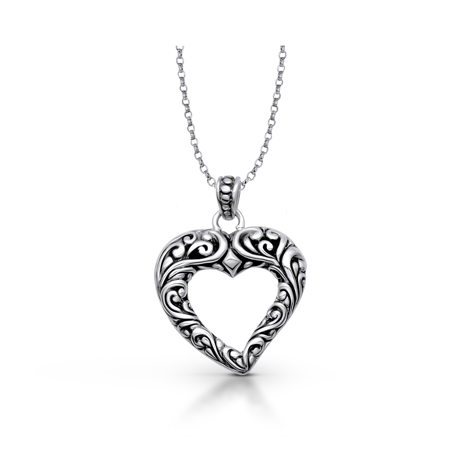 Filigree Heart Pendant
