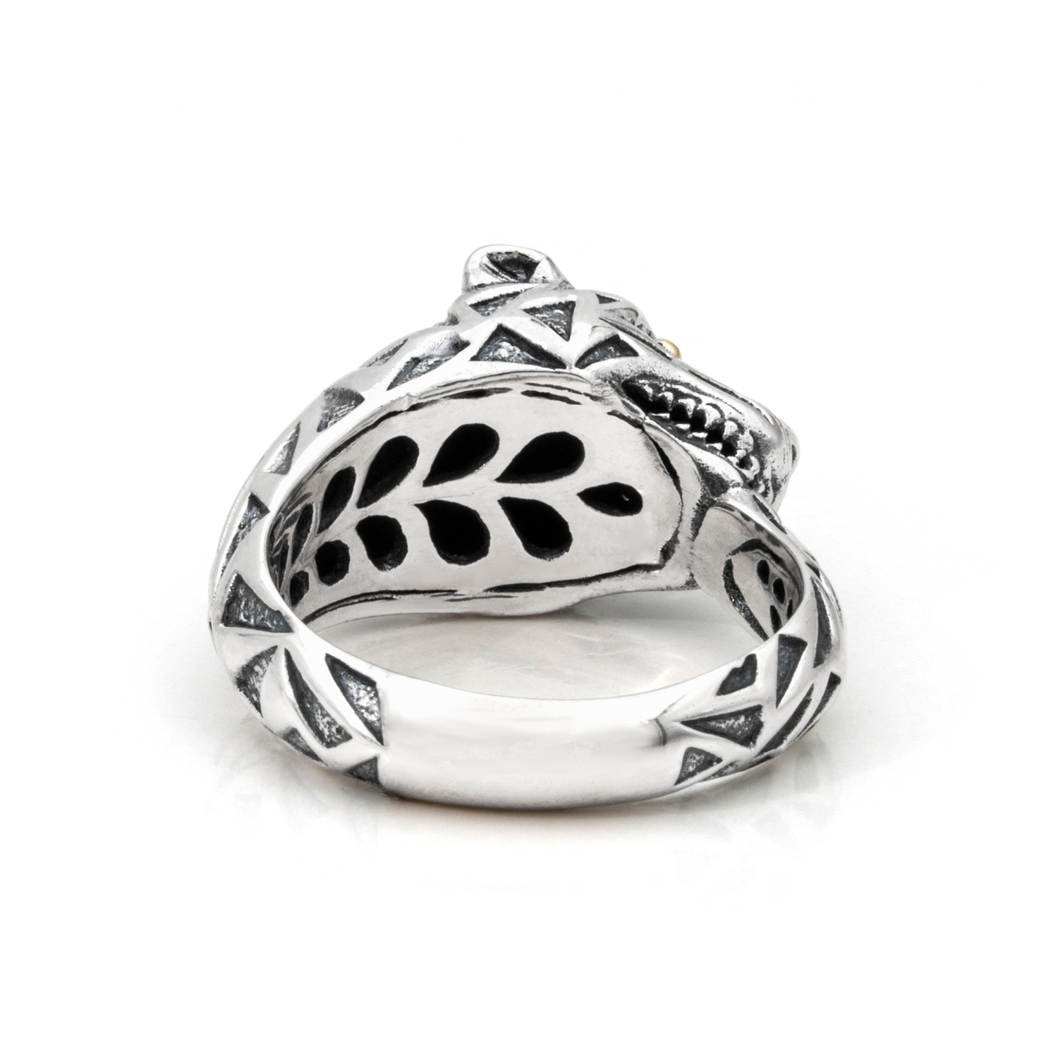 Sterling Silver Tiger Ring