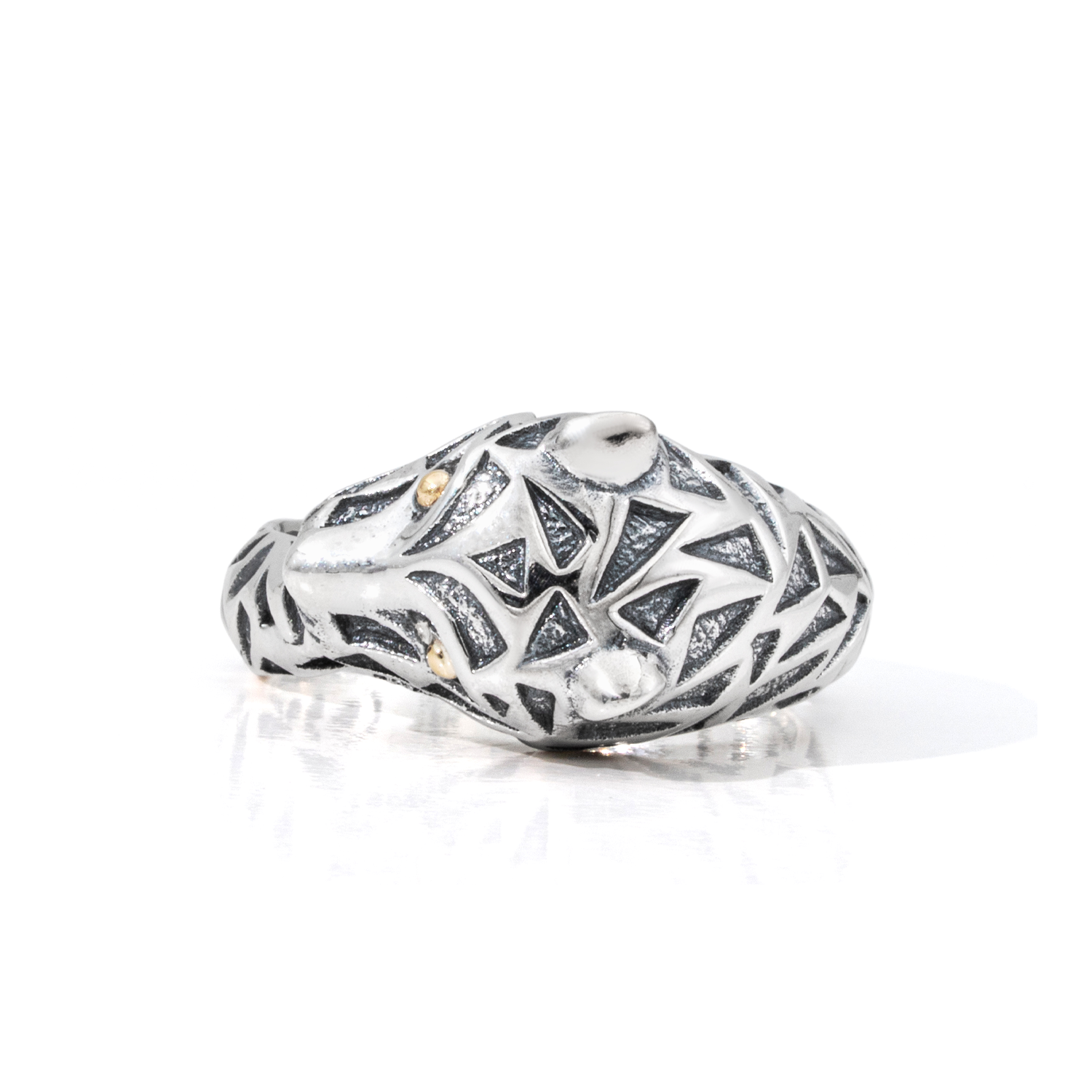 Sterling Silver Tiger Ring