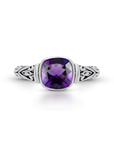 Amethyst Sterling Silver Ring