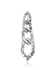 Linked Sterling Silver Bali Pendant