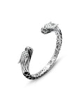 Balinese Artisan 925 Sterling Silver Majestic Dragon Bangle