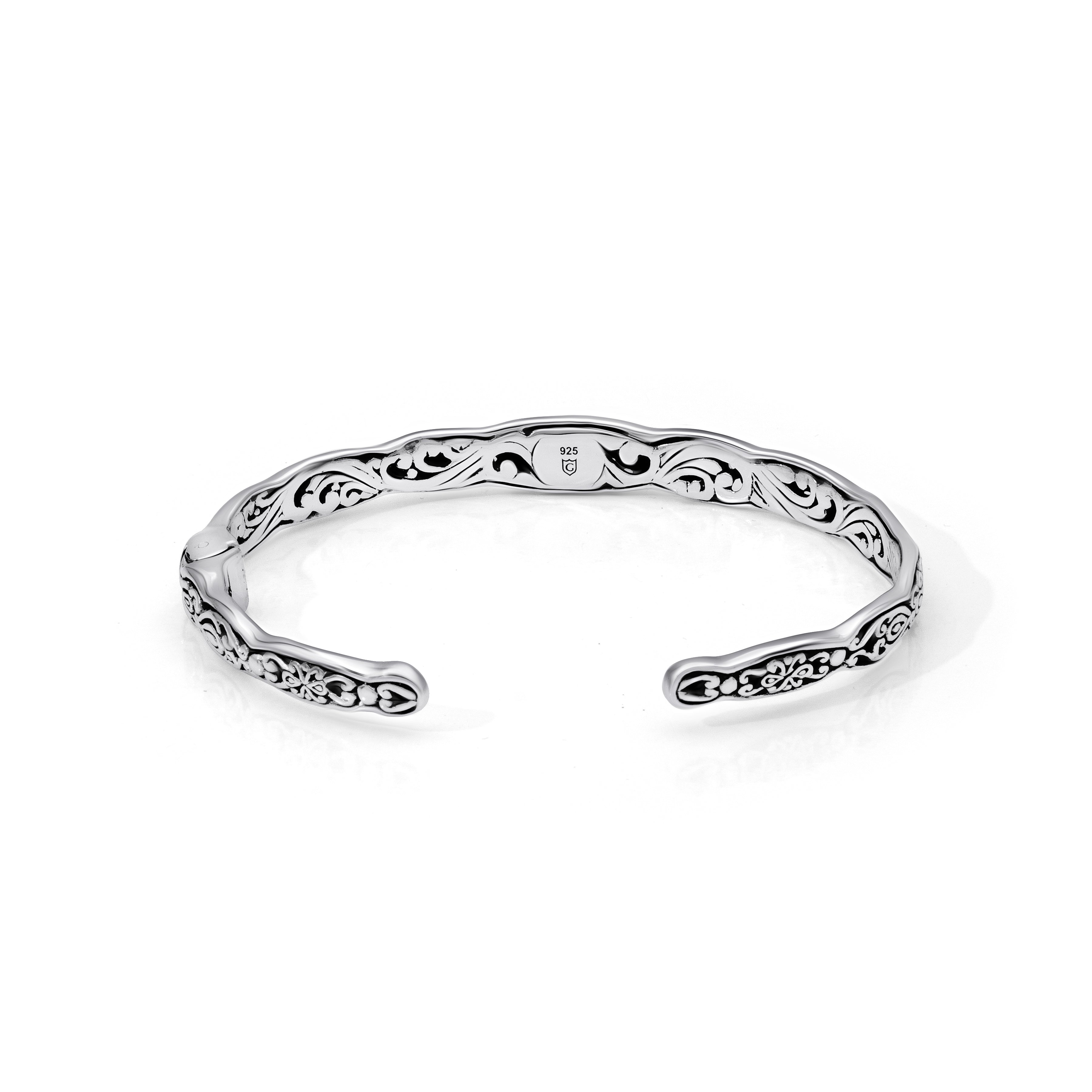 Whispers of Bali – Balinese Artisan Sterling Silver Bangle