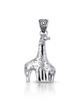 Handcrafted Balinese Sterling Silver Giraffe Pendant